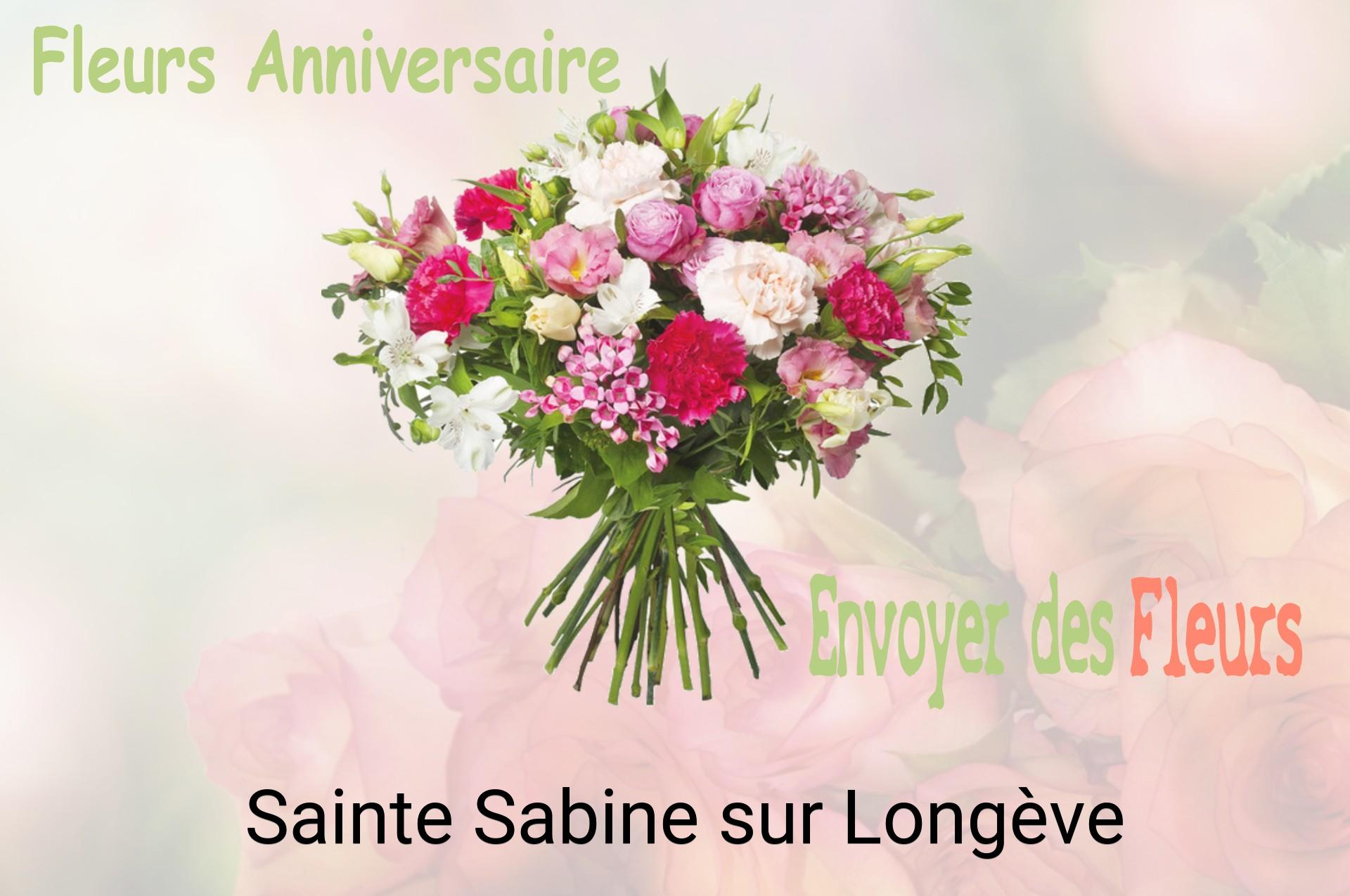Bouquet de fleurs d’anniversaire livré à Sainte-Sabine-sur-Longève
