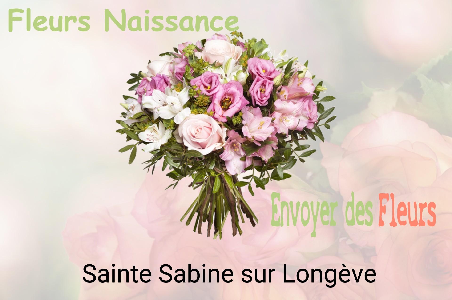Bouquet de fleurs de naissance livré à Sainte-Sabine-sur-Longève
