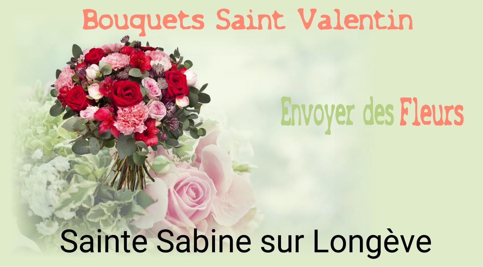 Roses de Saint-Valentin livrées à Sainte-Sabine-sur-Longève